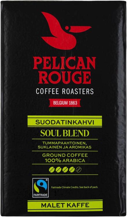 Pelican Rouge Soul Blend suodatinkahvi Reilu Kauppa 450g