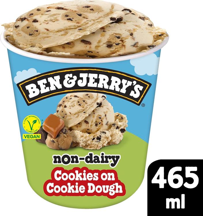 Ben & Jerry's  Cookies on Cookie Dough Jäätelö Vegaaninen​ 465ml/414g