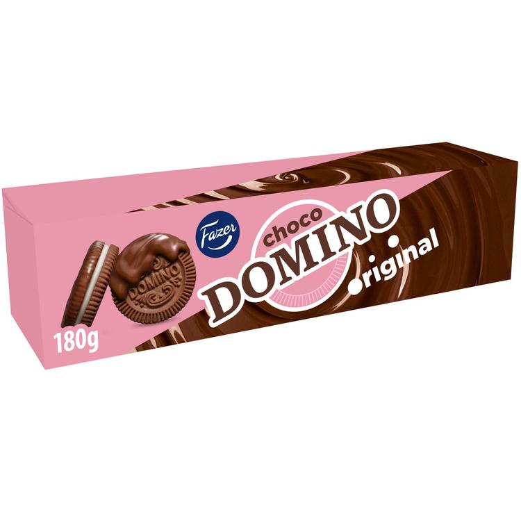 Fazer Domino Choco Original keksi 180g