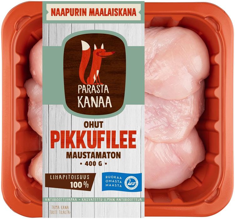 Naapurin Maalaiskana ohut pikkufilee maustamaton 400 g