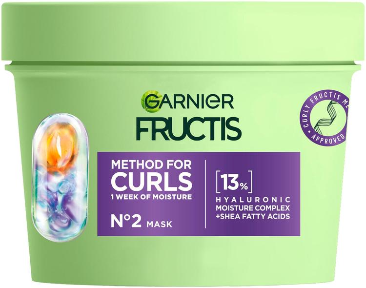 Garnier Fructis Method for Curls hiusnaamio kihartuville hiuksille 370ml