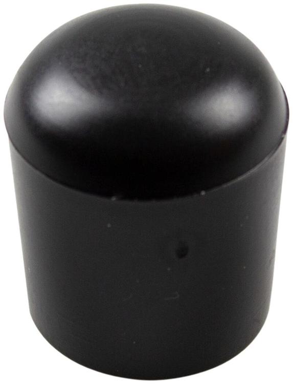 Habo ulkotulppa 1625 22mm musta muovi