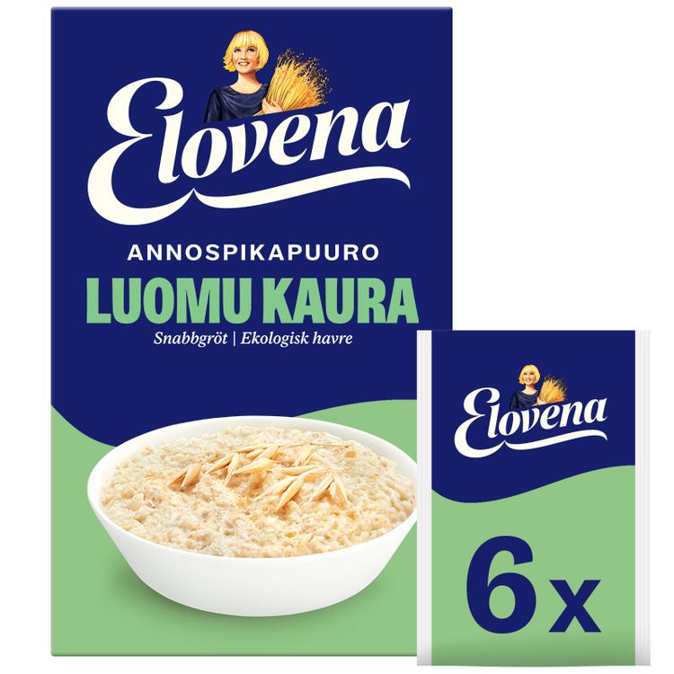 Elovena 210g luomu kaura annospikapuuro