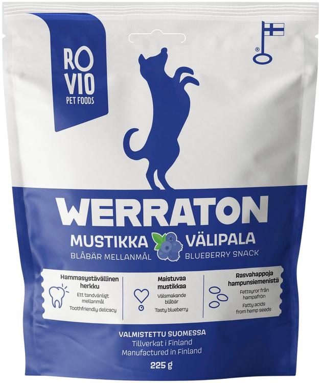 Werraton Mustikka Välipala koira 225g