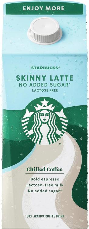 Starbucks Caffè Latte no added sugar maitokahvijuoma 750 ml laktoositon