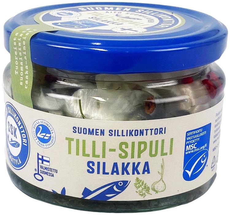 Suomen Sillikonttori Tilli-sipulisilakkarulla 280g MSC