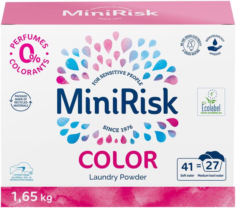 Mini Risk Color pyykinpesujauhe 1,65kg