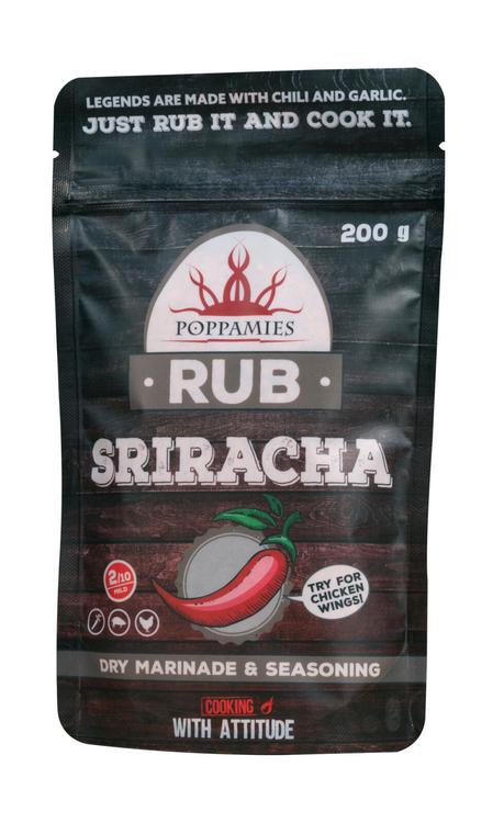 Poppamies Rub Sriracha mausteseos 200g