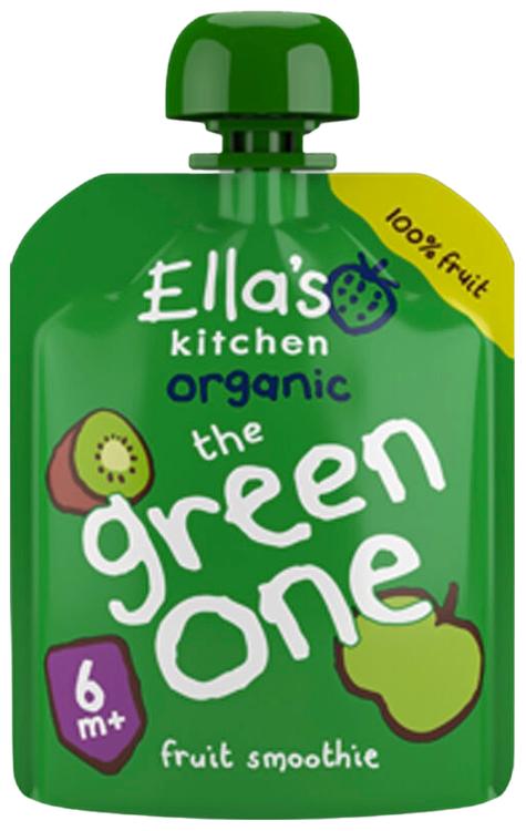 Ella's Kitchen The Green One, Vihreä hedelmäsmoothie alkaen 6kk LUOMU 90g