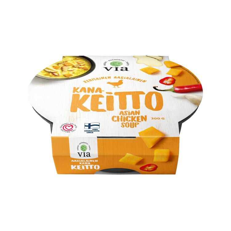 Via kermainen kanakeitto 300g