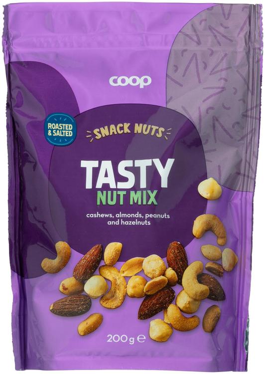 Coop Nut Mix roasted & salted pähkinäsekoitus 200 g