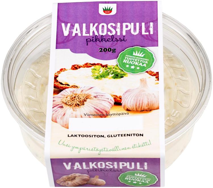 Kasvishovi Valkosipulipikkelssi 200g