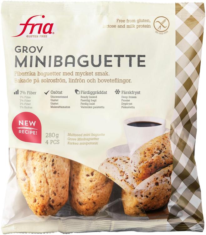 Fria Karkea Minipatonki 280g gluteeniton pakaste