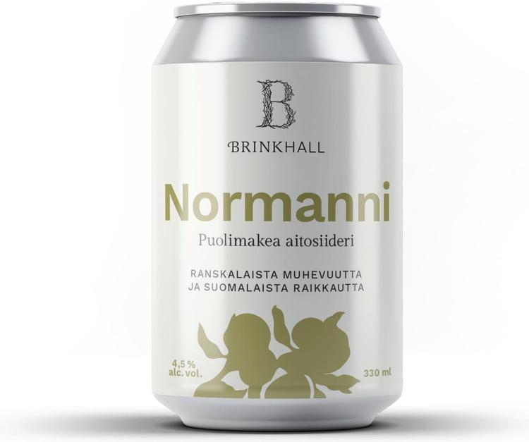 Brinkhall Normanni Puolimakea Aito Siideri 4,5% 0,33l tlk