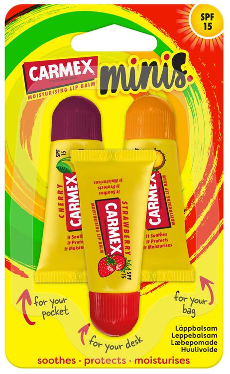 Carmex Mini Tubes huulivoidepuikot 3x5g