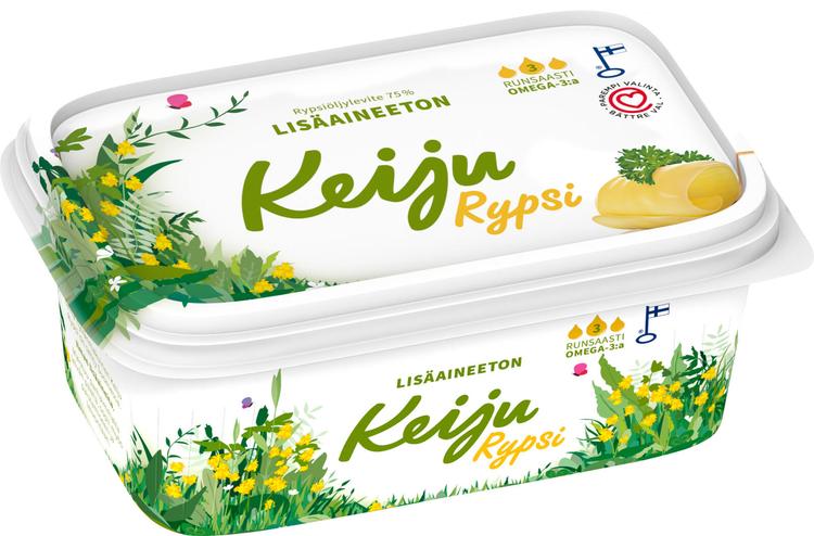 Keiju Rypsi rypsiöljy-kasvirasvalevite 75 % 400 g