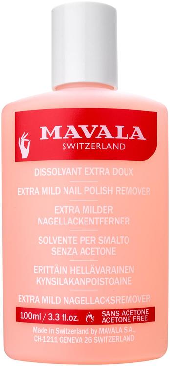 Mavala 100ml Nail Polish Remower Pink kynsilakanpoistoaine pinkki