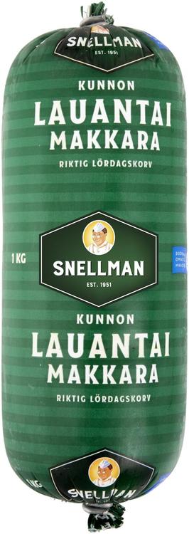 Snellman Kunnon lauantaimakkara tanko 1kg