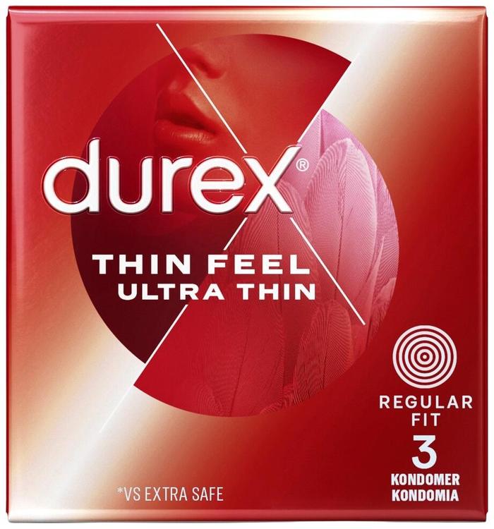 Durex Thin Feel Ultra Thin Kondomi 3kpl