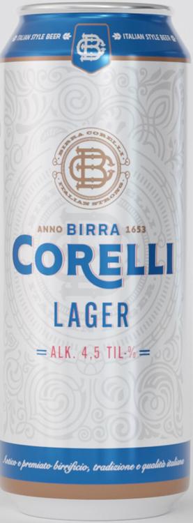 Damm Birra Corelli lager 4,5% 0,5l tlk