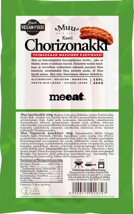 MUU Kasvipohjainen Chorizonakki 200g