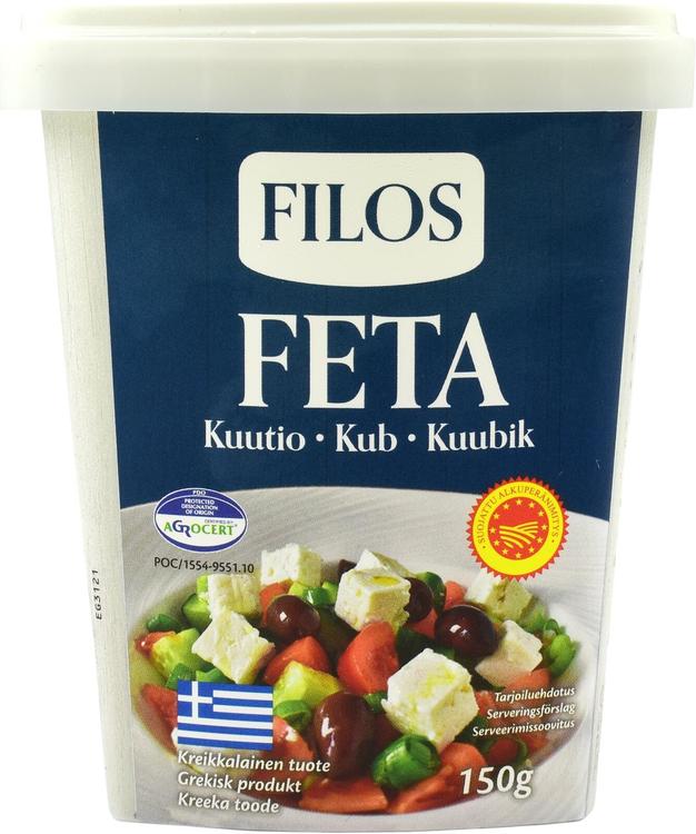 Filos fetakuutio suolavedessä 150g