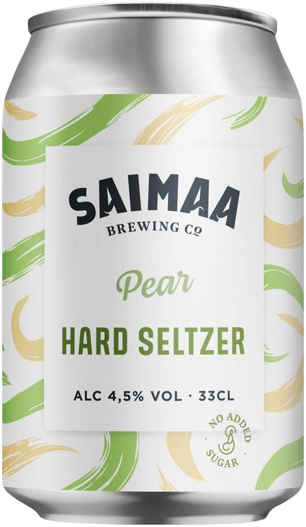 Saimaa Hard Seltzer Pear 4,5% 0,33l tlk