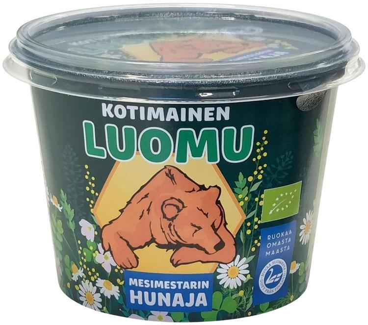 Mesimestarin pehmeä suomalainen luomuhunaja 350g