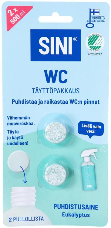 Sini Wc täyttöpakkaus 2 kpl