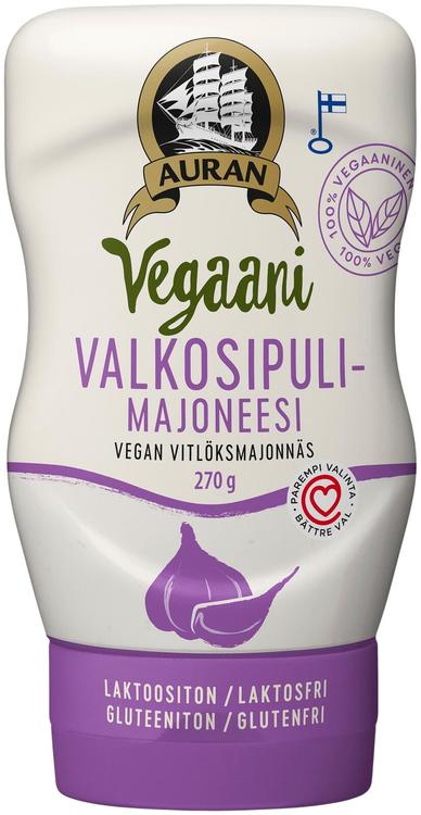 Auran Vegaani valkosipulimajoneesi 270g