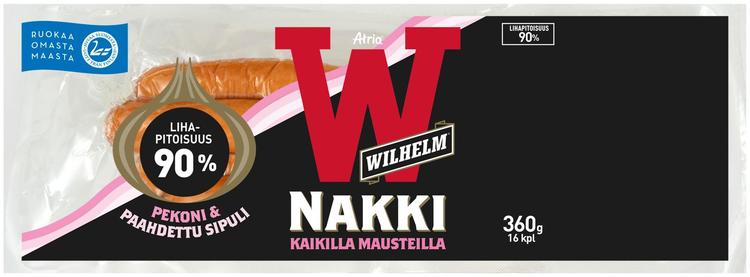 Atria Wilhelm Luonnonkuorinakki Kaikilla Mausteilla 360g