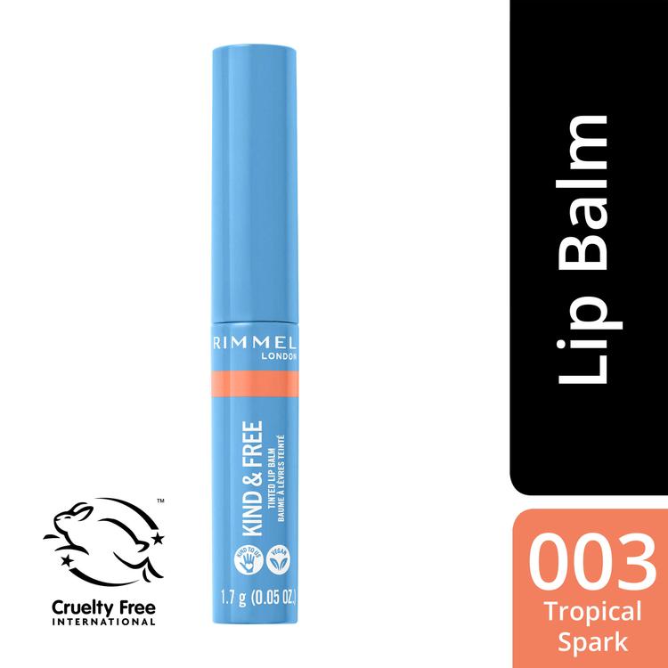 Rimmel Kind & Free Lip Balm 4 g, 003 Tropical Spark huulivoide