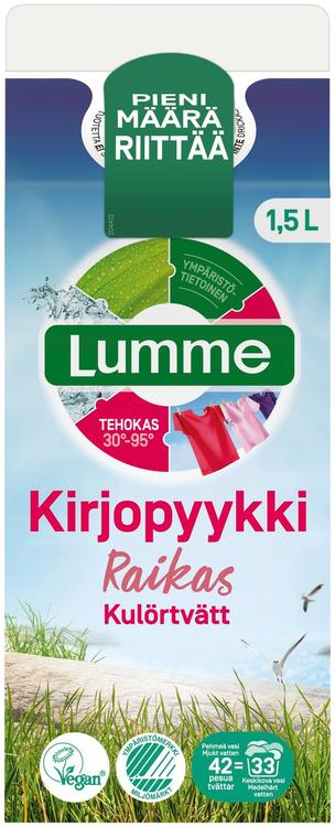 Lumme Kirjopyykki Raikas tiivistetty pyykinpesuneste 1500ml