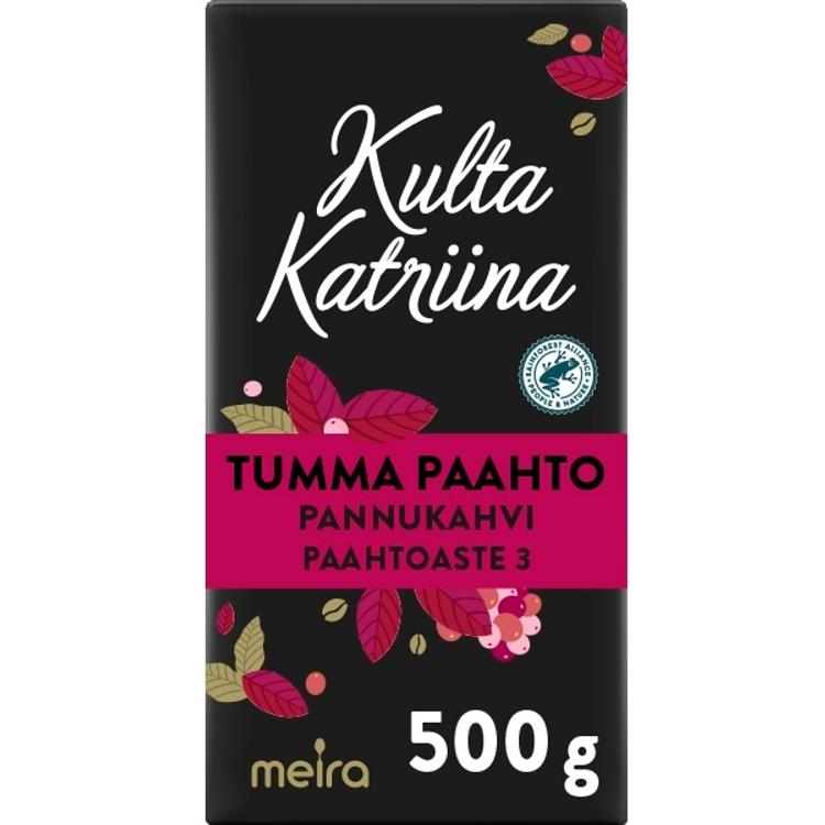 Kulta Katriina Tumma paahto pannukahvi RAC 500g