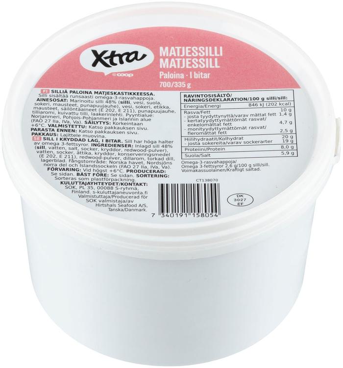 Xtra matjessilli 700/335 g