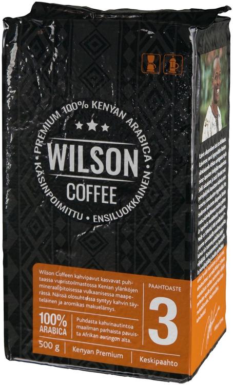 Wilson Coffee 500G 100% Kenian Arabica kahvi SJ