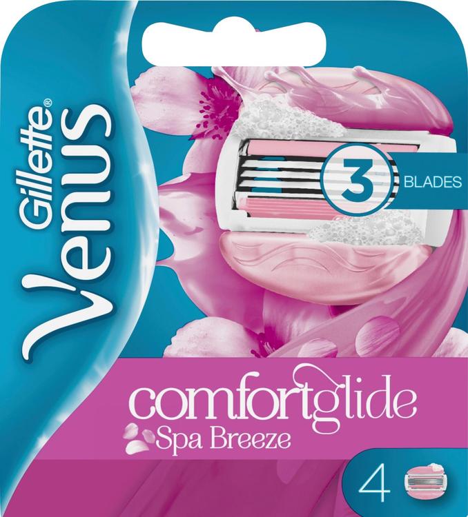 Gillette 4kpl Venus Comfortglide Spa  Breeze terä