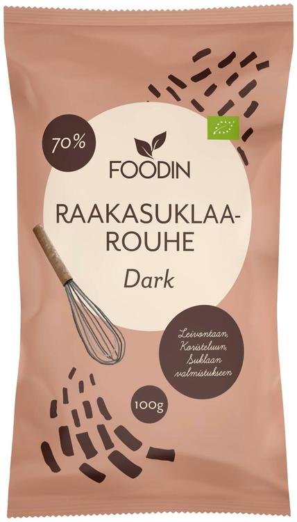 Foodin Raakasuklaamassa Dark 100g luomu