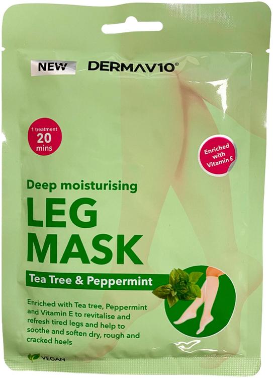 Derma V10 Säärinaamio Tea tree & peppermint 45g