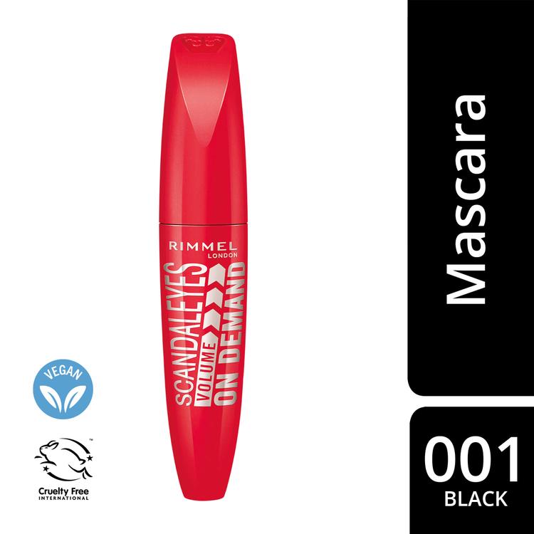 Rimmel Scandaleyes Volume On Demand ripsiväri 12 ml, 001 Black ripsiväri