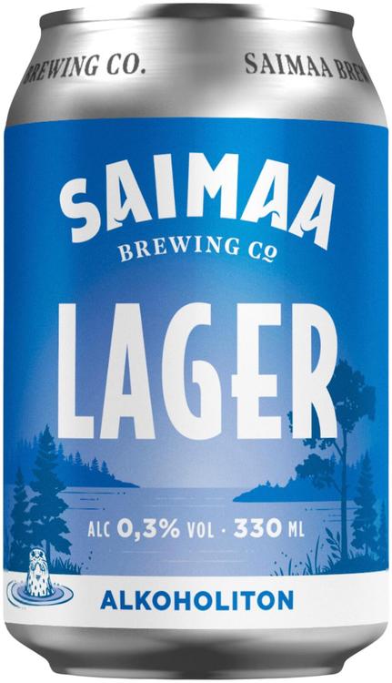 Saimaa Lager 0,3% olut 0,33l tölkki