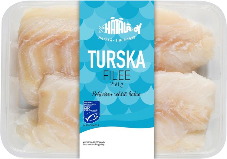 Hätälä Turskaselkäfilee MSC 250g