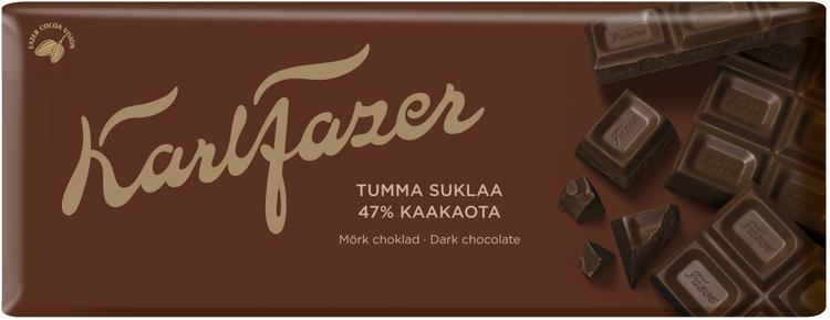 Karl Fazer tumma suklaalevy 180g