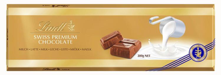 Lindt Gold maitosuklaalevy 300g