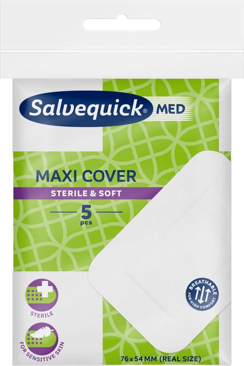 Salvequick MED Maxi Cover laastari 5kpl