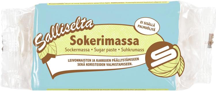 Salliselta Sokerimassa vaaleansininen 250g