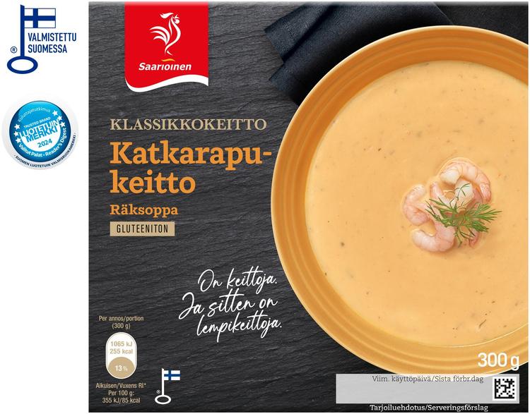 Saarioinen Katkarapukeitto 300g