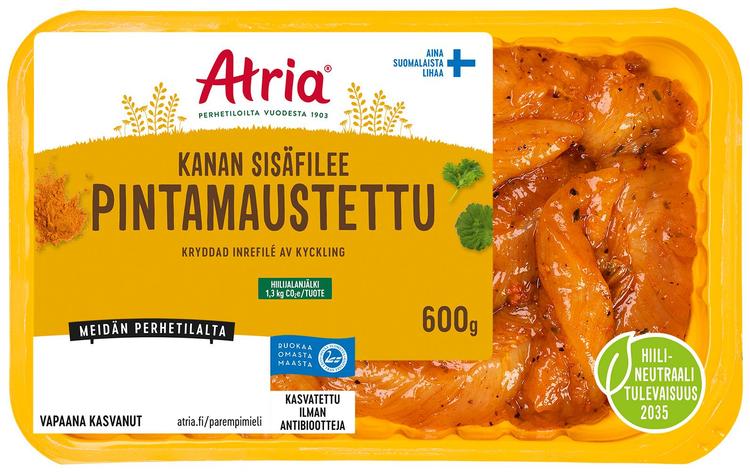 Atria Kanan Sisäfilee Pintamaustettu 600g