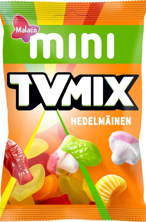 Malaco Tv Mix Mini Hedelmäinen makeissekoitus 110g