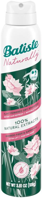 Batiste Naturally Bamboo Fibre & Gardenia Fine Hair -kuivashampoo 200ml